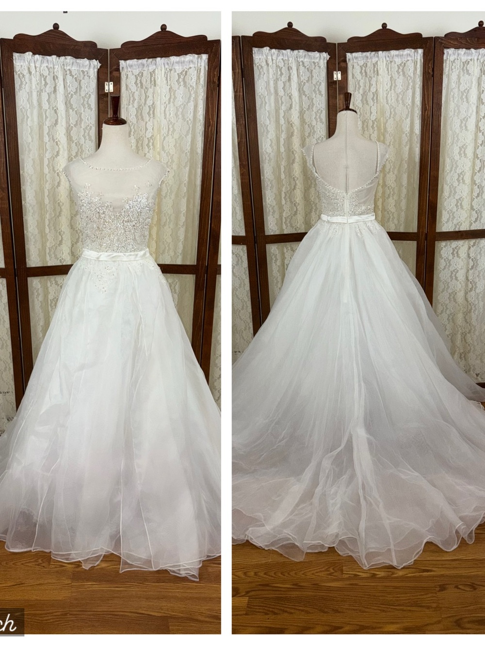 Gorgeous Boutique Organza Wedding Gown